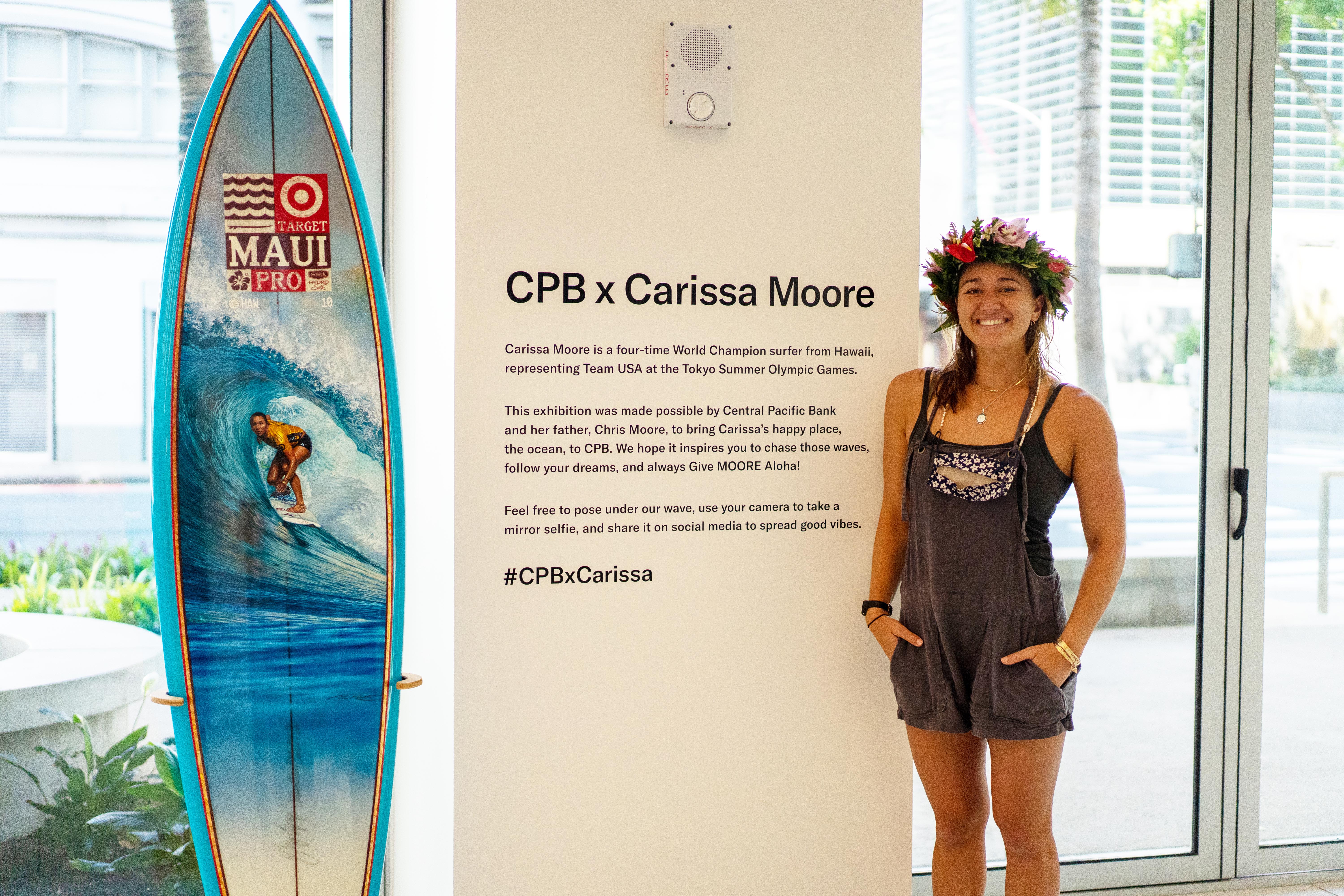 ローカルガール。サーファー。 オリンピック金メダリスト。 CPBアンバサダーのカリッサ・ムーアが歴史を作る。